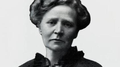 Augusta Abrahamsen, 1915. Foto: Larvik museum (Foto/Photo)