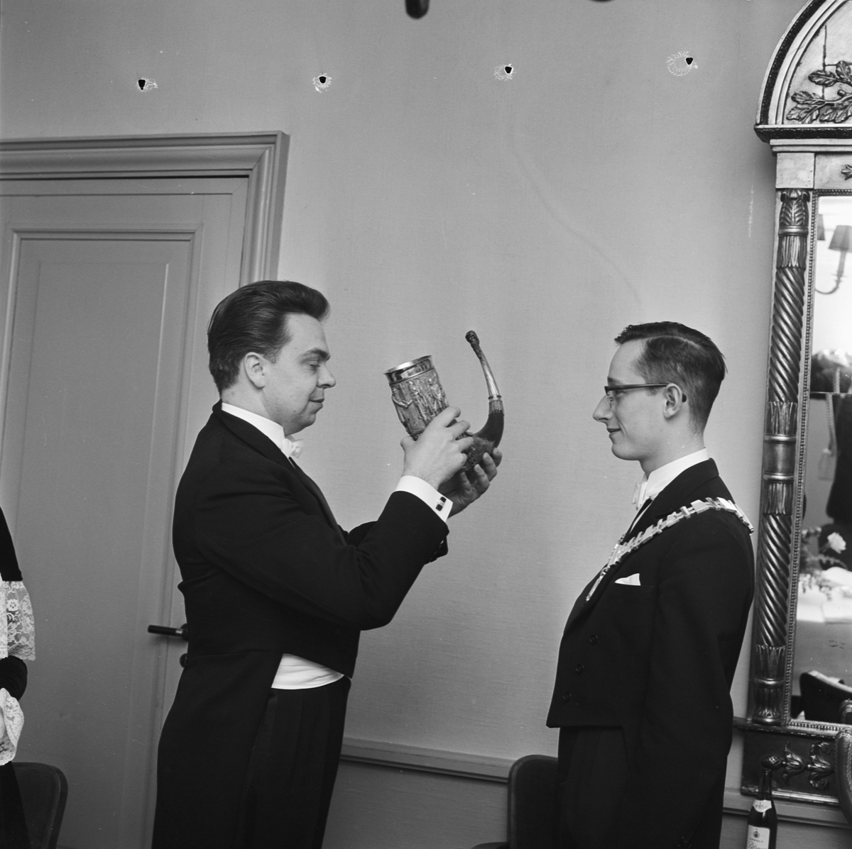 Studentkåren, kårordförandebyte, Uppsala 1962
