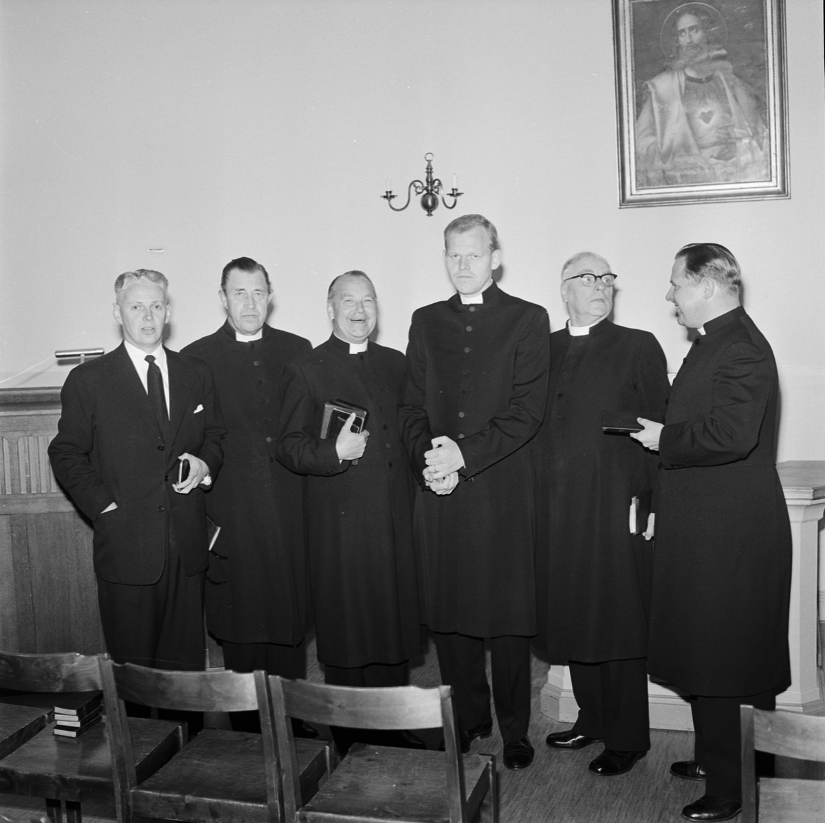 Studentliv, förste frikyrklige studentprästen vigd, Uppsala 1960