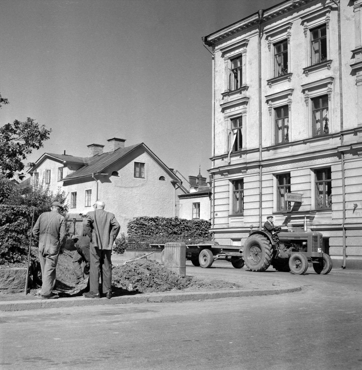 Hamngatan-Kungsgatan 1953 - Östergötlands museum / DigitaltMuseum