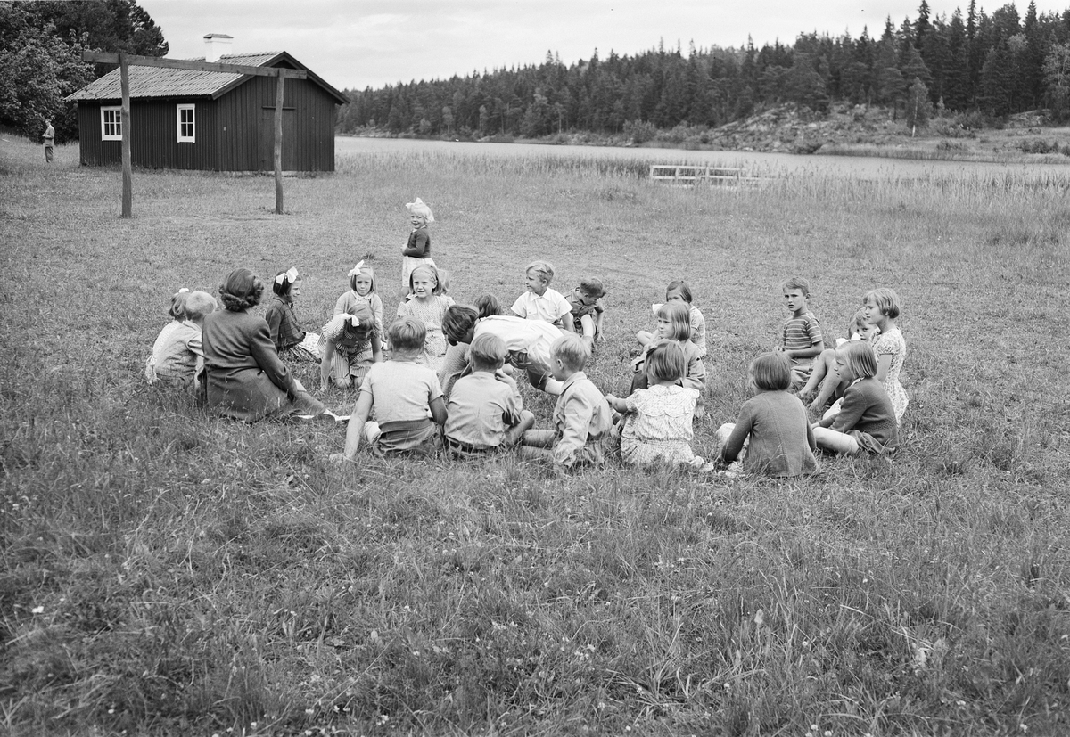 Eda barnkoloni, Knivsta, Uppland 1951