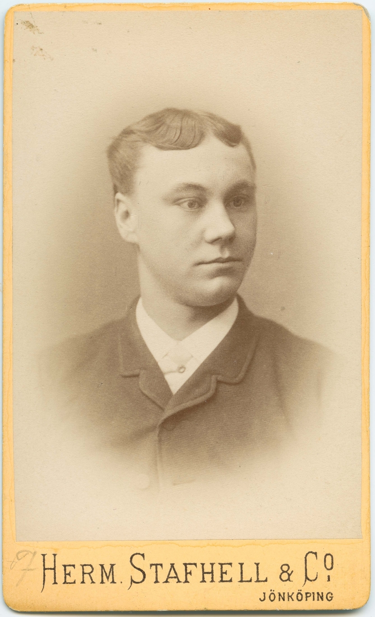 Porträtt på Carl Björnberg (F.J), Jönköping.