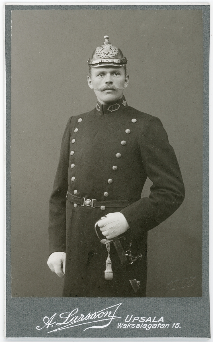 Kabinettsfotografi - N E Danielsson, Uppsala 1905