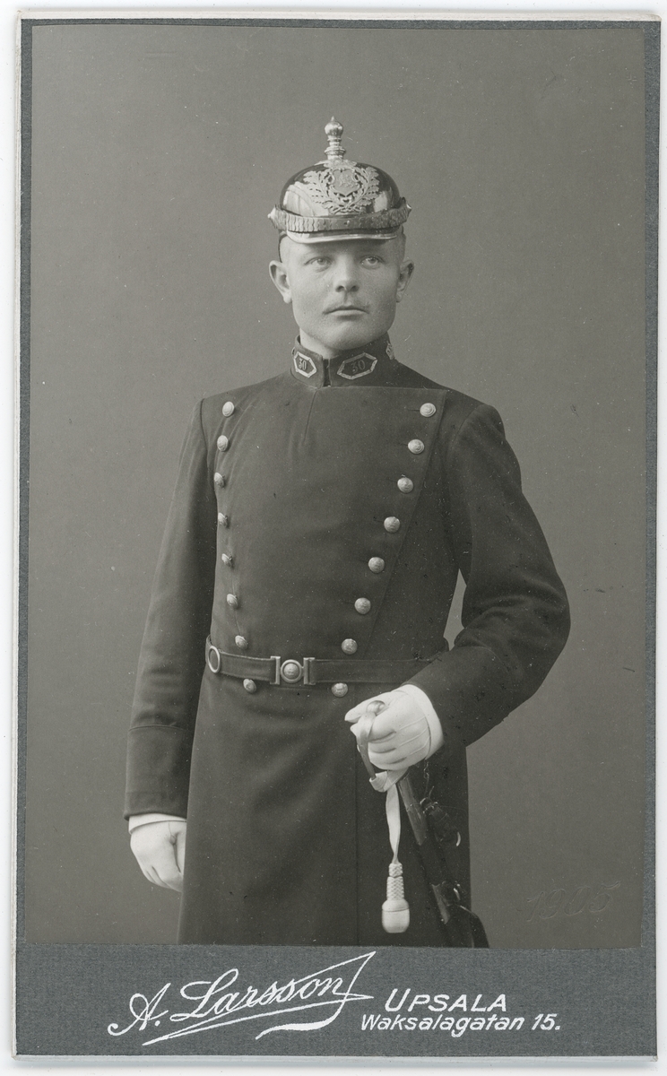 Kabinettsfotografi - E A Andersson, Uppsala 1905