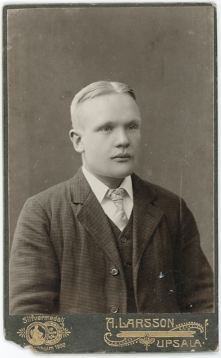 Kabinettsfotografi - Karl Pettersson, Uppsala 1912