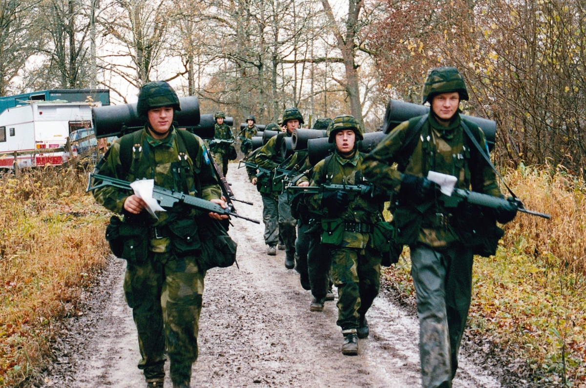 Gruppfälttävlan Göta Trängregemente i oktober 2000.