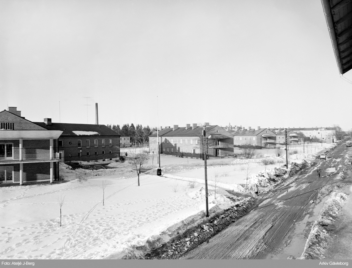 Fleminggatan, Gävle 1958.