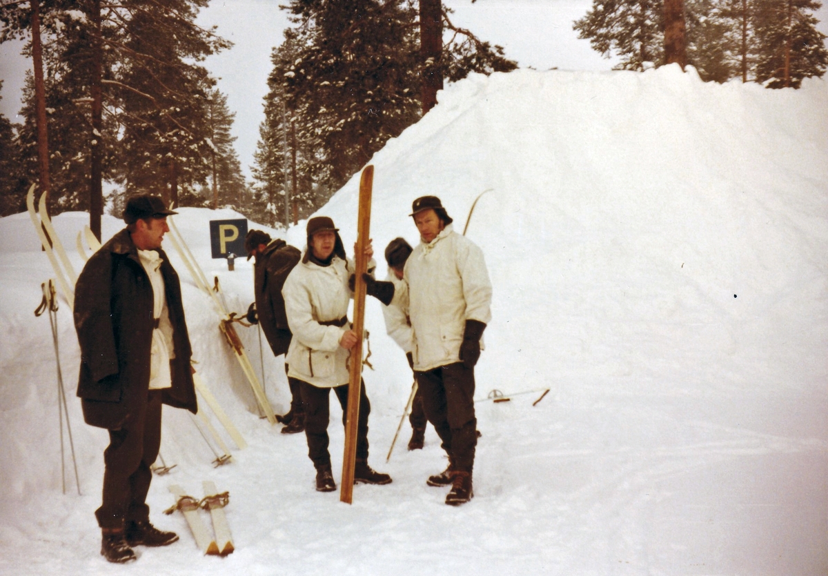 Vinterutbildning med FBU i Skaraborg på tidigt 1980-tal.