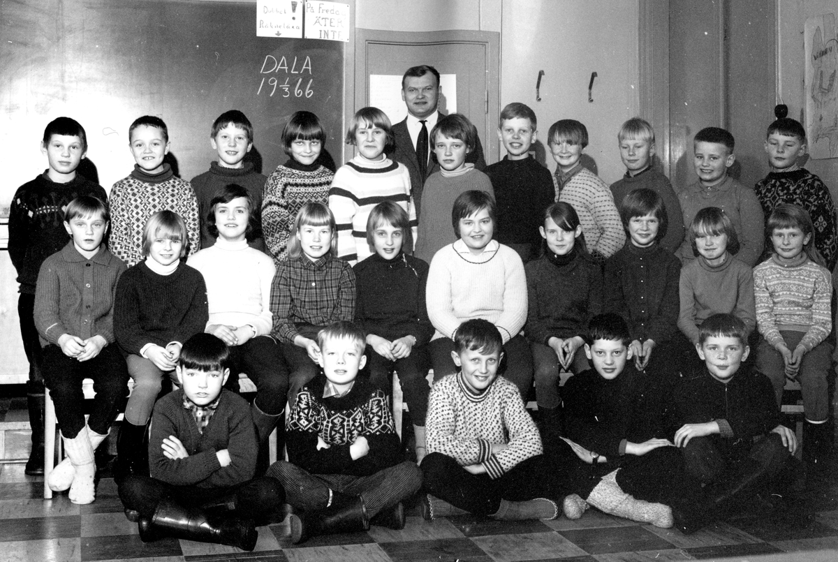 Dala skola 1966. Zackari Östergren.