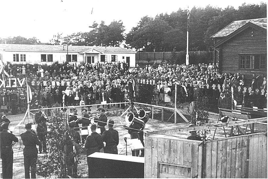 Militærfest 3.august 1945 I Anledning Kong Haakons Fødselsdag, I 