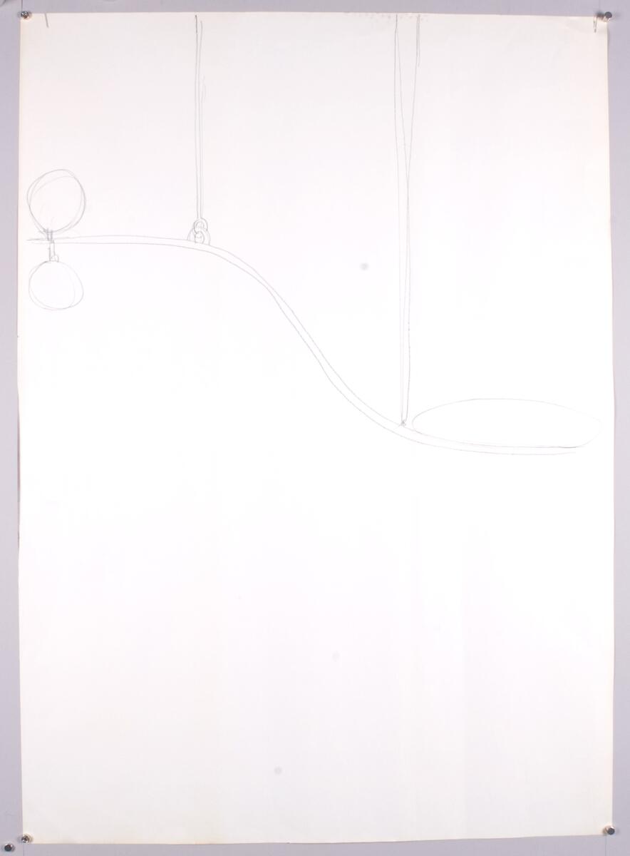 Skisser till en flerarmad ljuskrona med runda, hängande kläppar samt upphängningsögla. En annan variant på detta tema visas, med utskott på armarna i form av blad och fåglar.