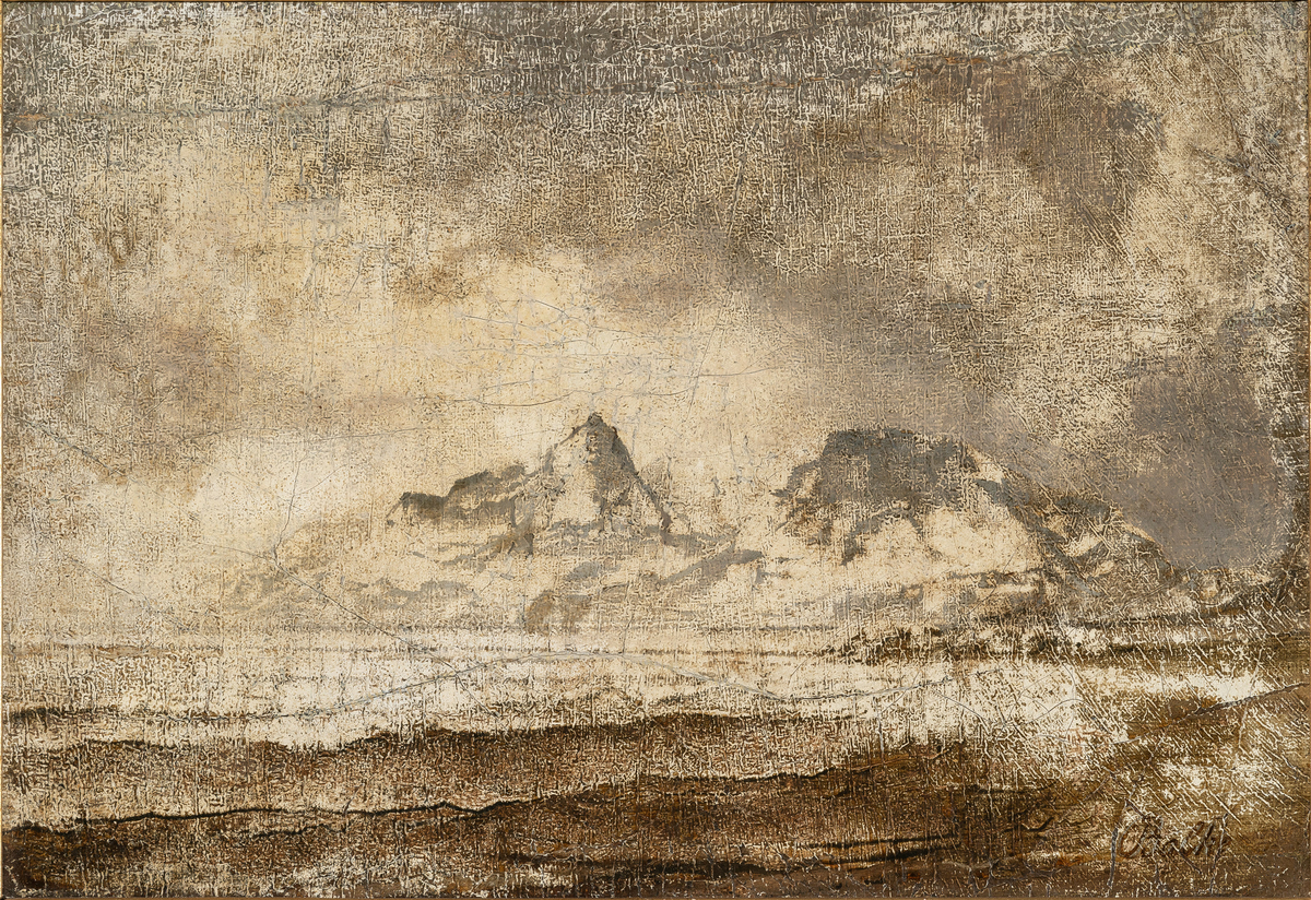 Hav og fjell [Maleri]
