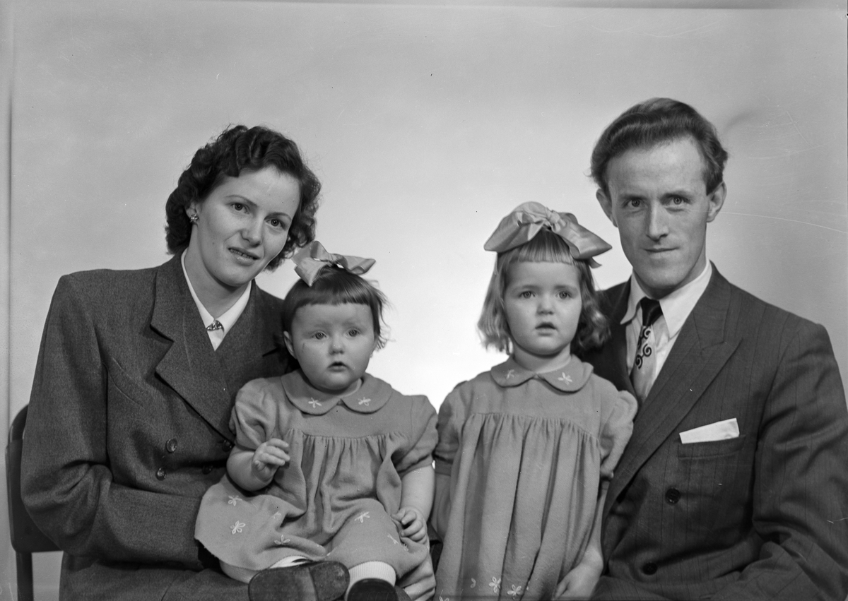 Einar Uhlen med familie