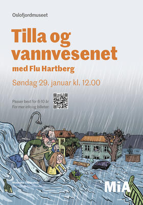 Plakat for Tilla og Vannvesenet på Oslofjordmuseet