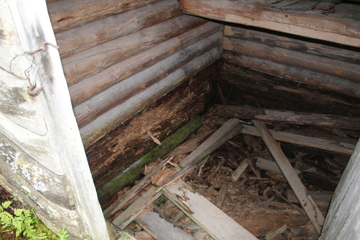 Kvernhus i laftet tømmer