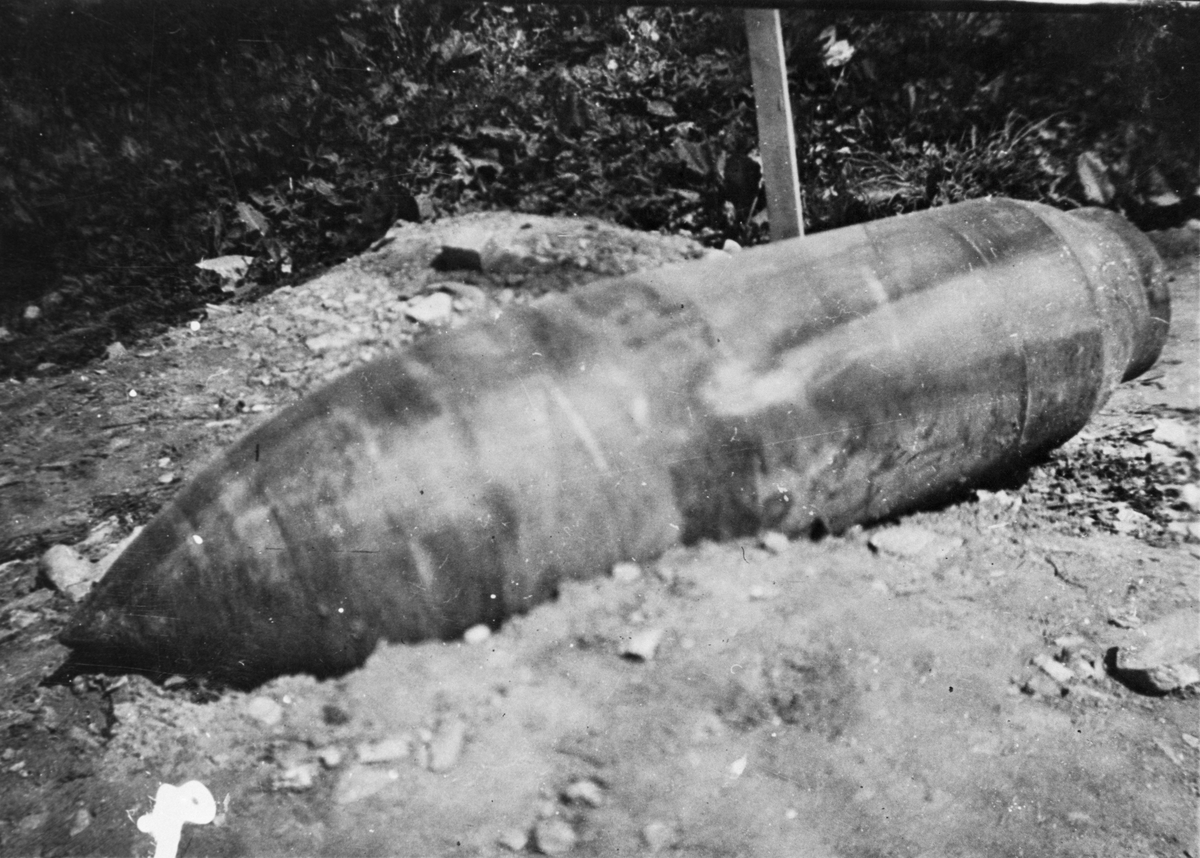 Ødeleggelser etter bombingen av Namsos.