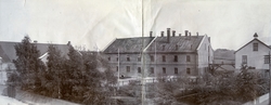 Oversiktsbilde fra Helly J. Hansen Olieklædefabrik,  fabrikk