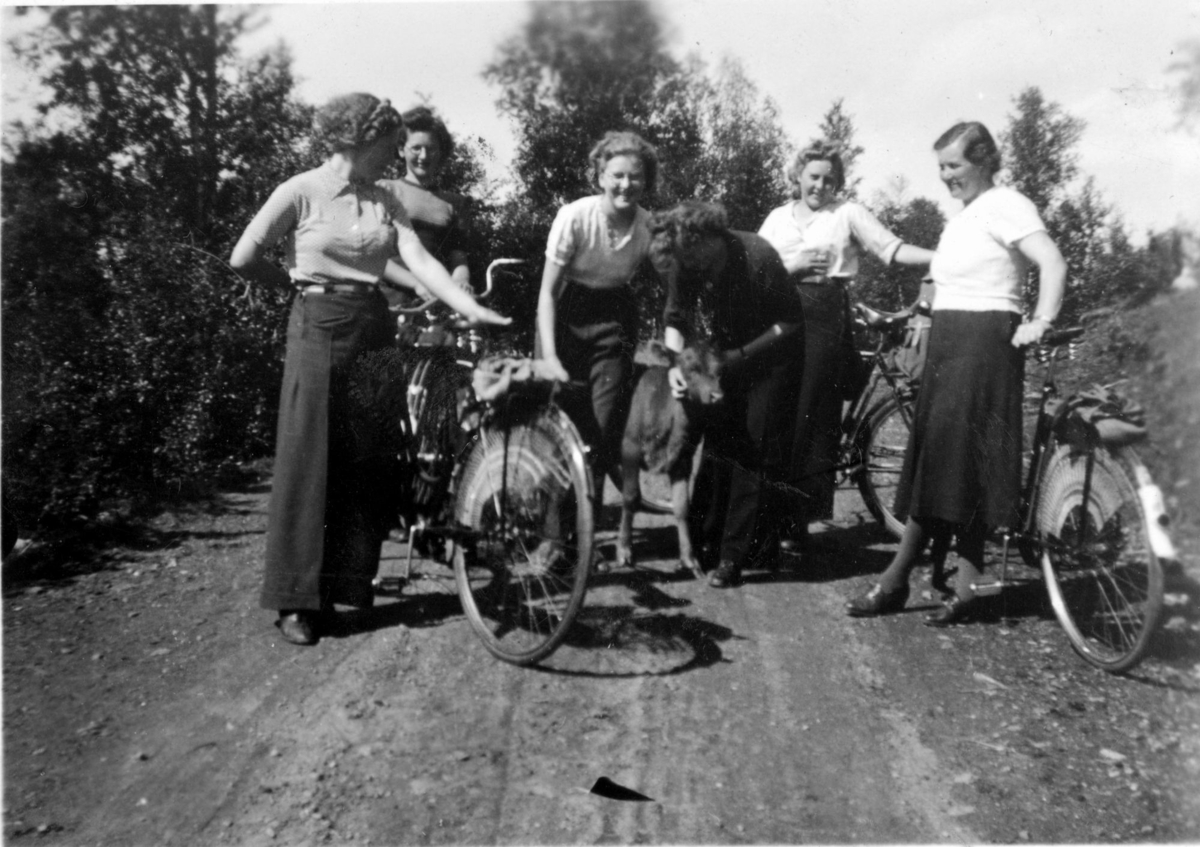 Sykkeltur, gruppebilde