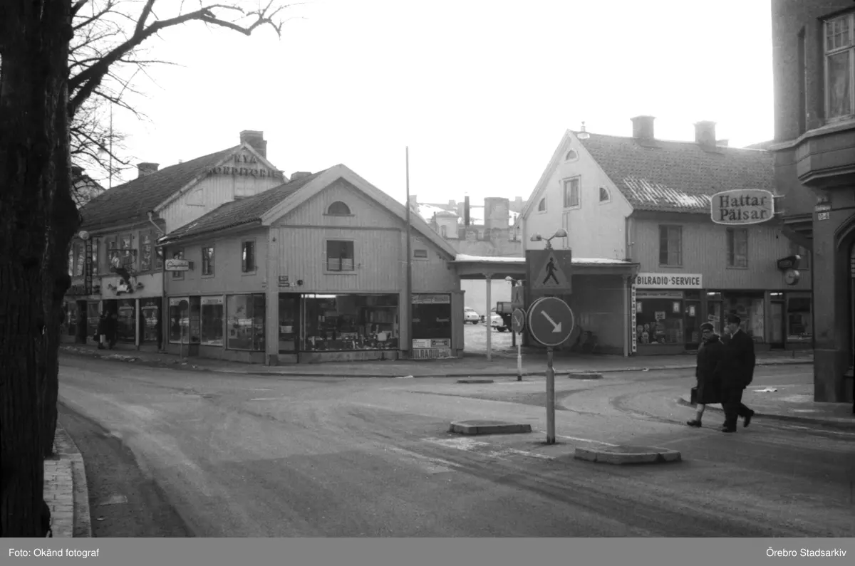 Gamla stan på Engelbrektsgatan 12, 1968 Örebro Stadsarkiv