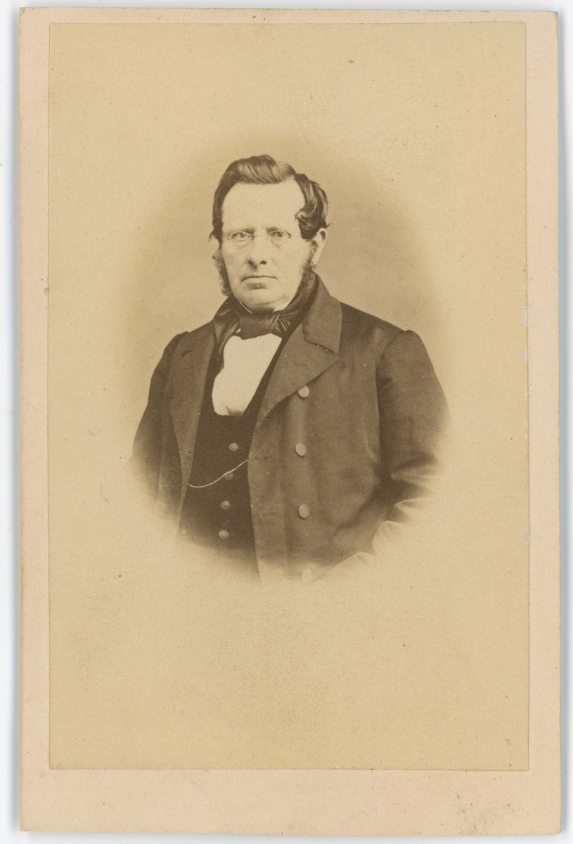 Porträtt på Olof Glas Professor, Uppsala. 1813-1880