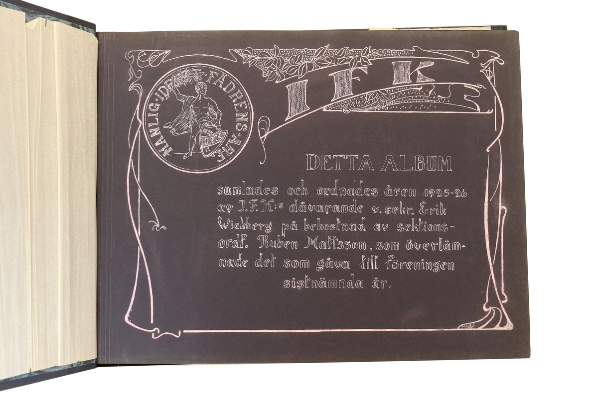 Idrottsföreningen kamraterna Gefle. Blandade motiv från diverse tävlingar runt åren 1897 till 1935.