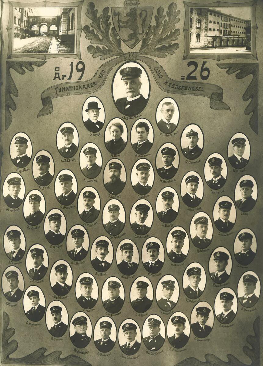 Funktionærer ved Oslo Kretsfengsel 1926