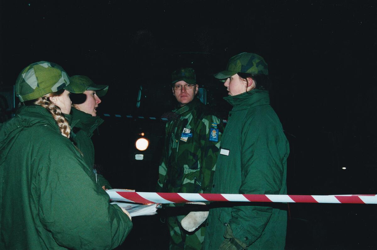 I mitten major Mauro Stell. T 2 gruppfälttävlan november 2001.