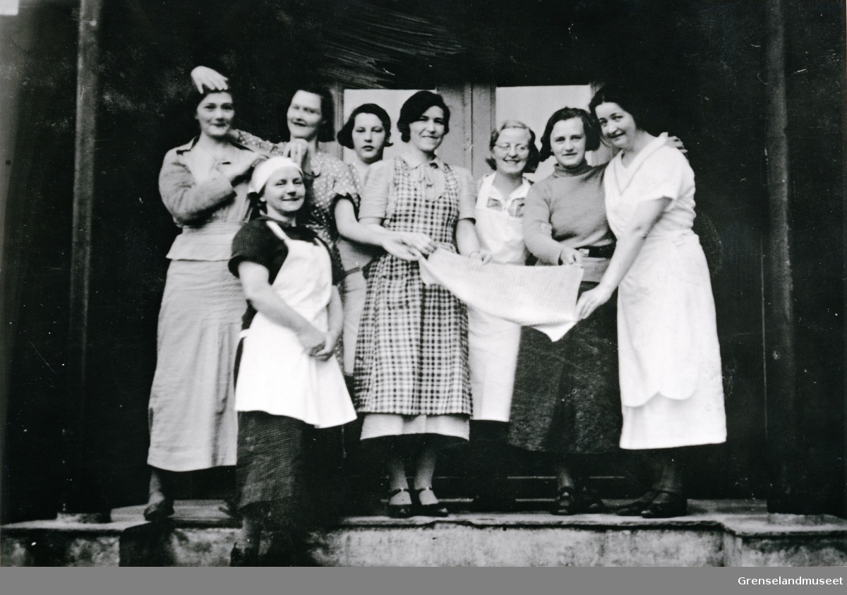 Elever ved Svanvik Ungdomsskole, 1936-37. 