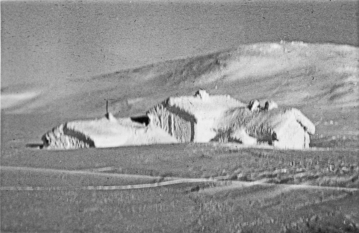 Høgevarde etter snøstorm, 1947.
