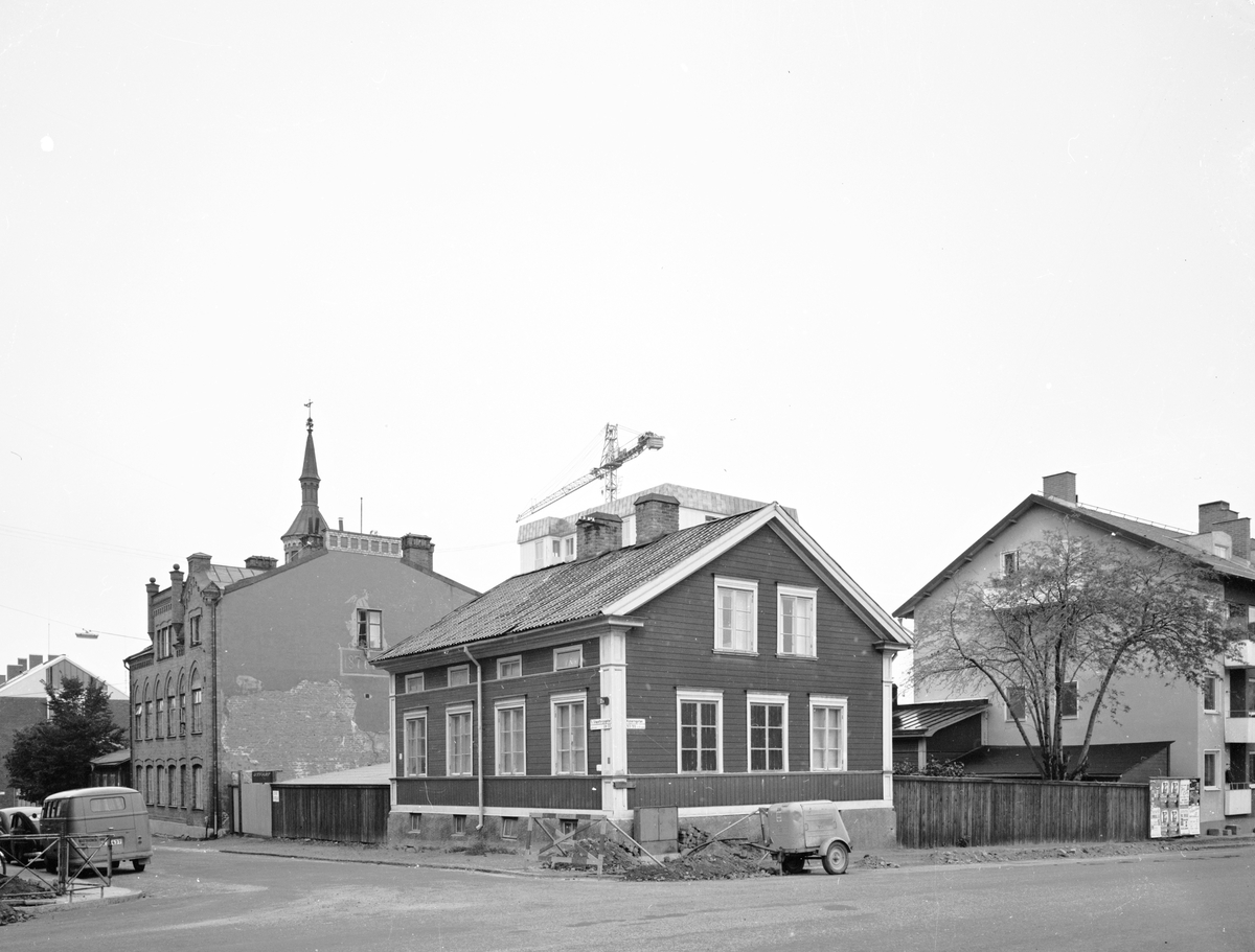 Stadsbild från Södra Stapeltorgsgatan, Gävle