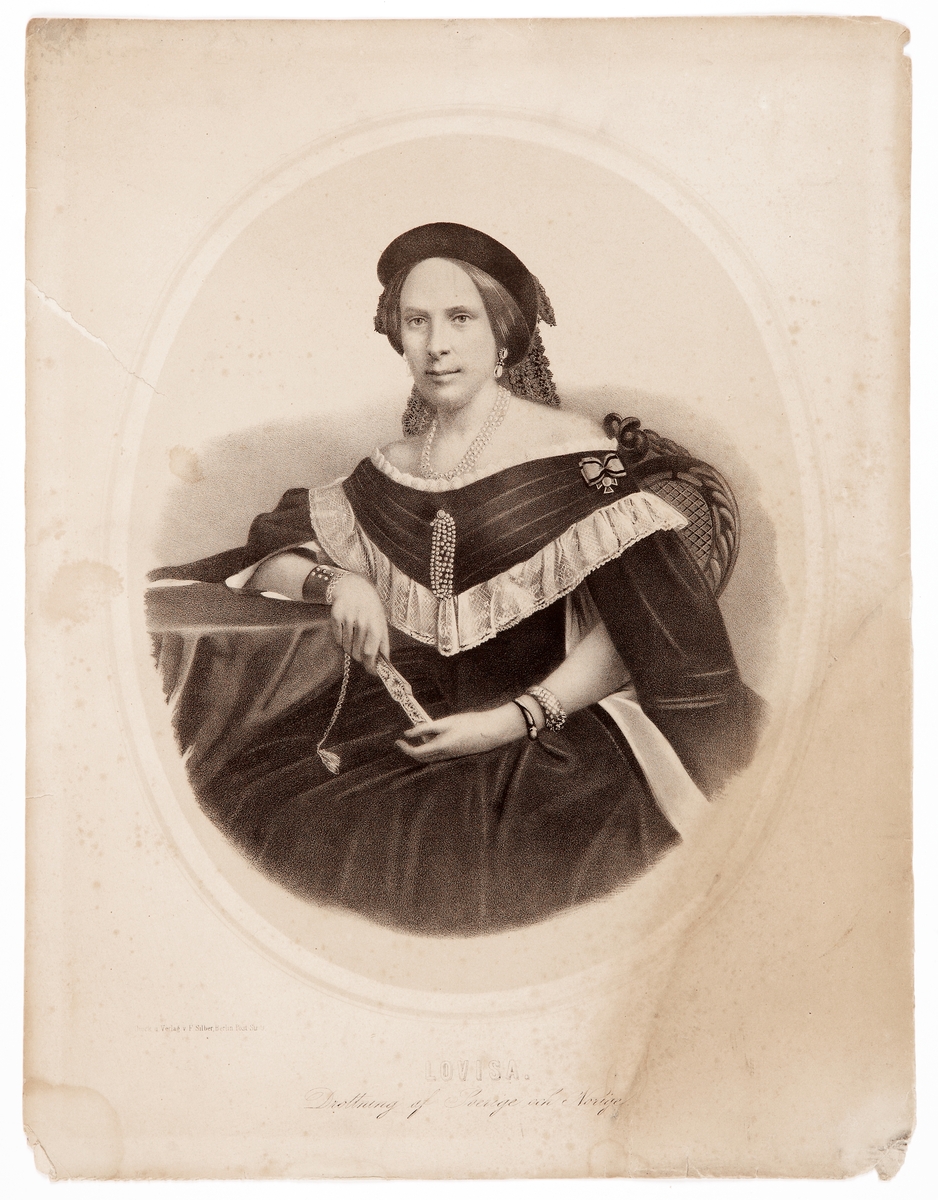 Porträtt av drottning Lovisa, 1800-tal.