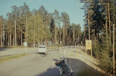 Sykkeltur på grensen da Sverige endret til høyrekjøring