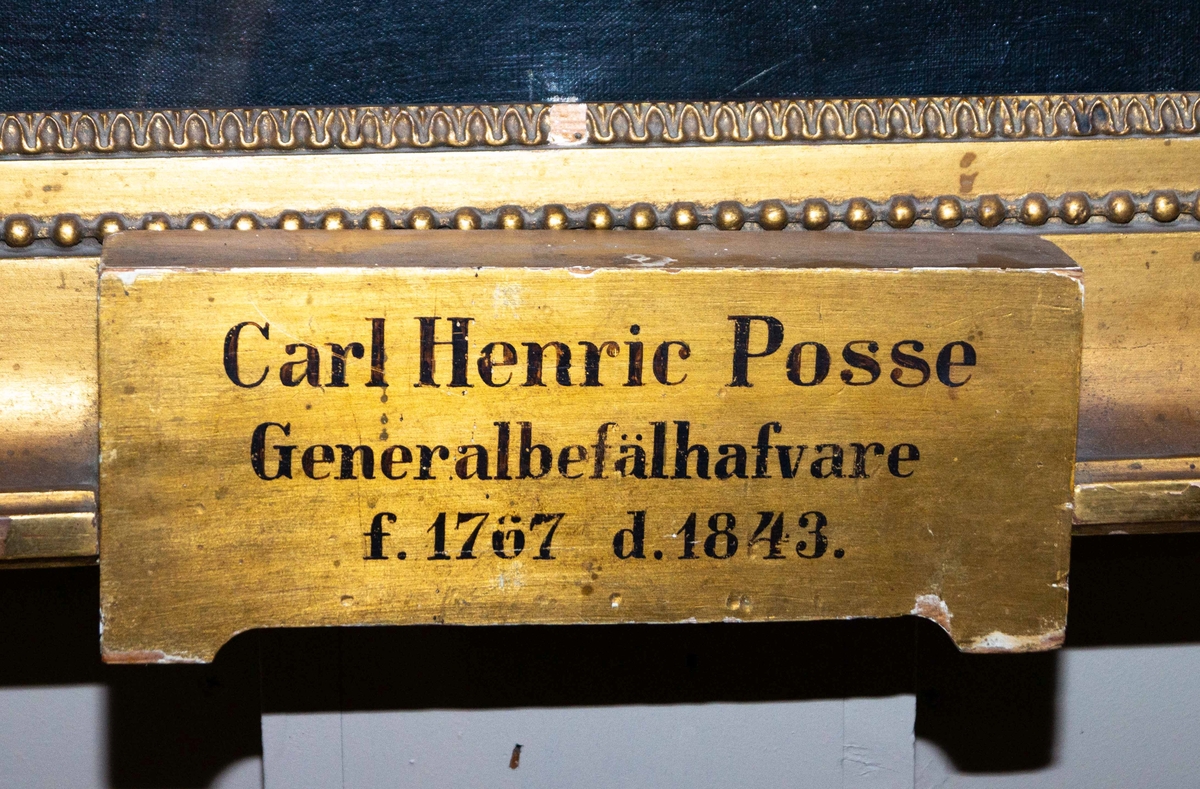 General greve Carl Henric Posse af Säby, generalbefälhavare.