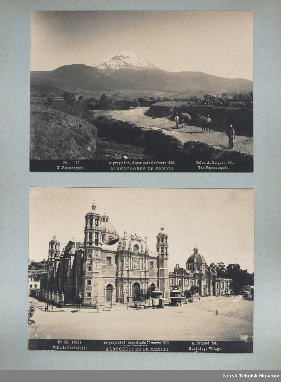 Fotoalbum med fotografier fra studiereise i Mexico. Det er også enkelte bilder fra USA.