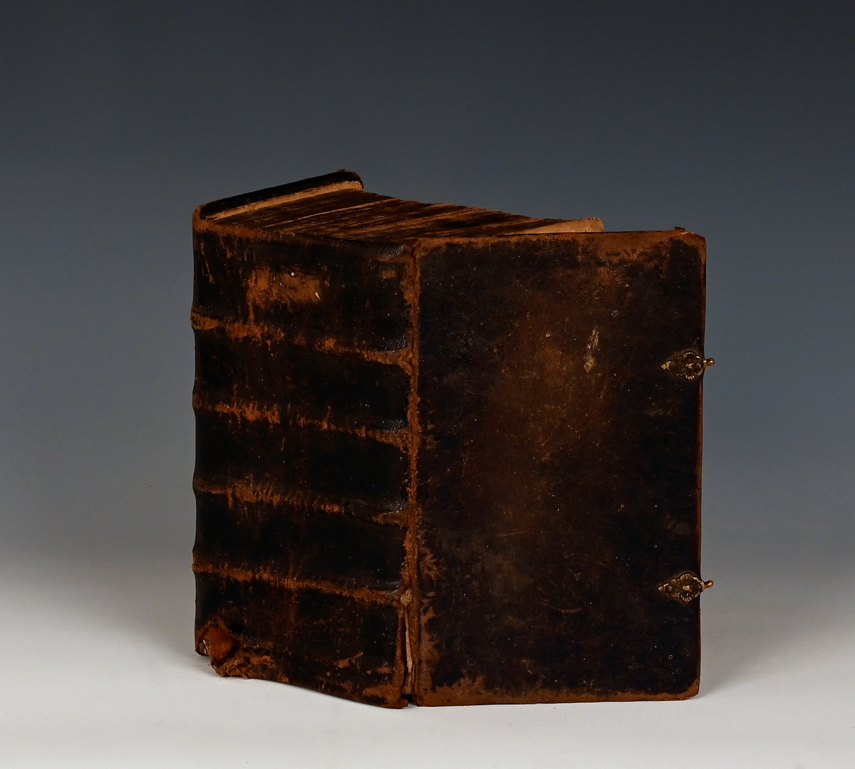 Prot: Bibel. 1.ste. titelblad mangler. Det nye testamentes titelblad bærer aarstal 1699.