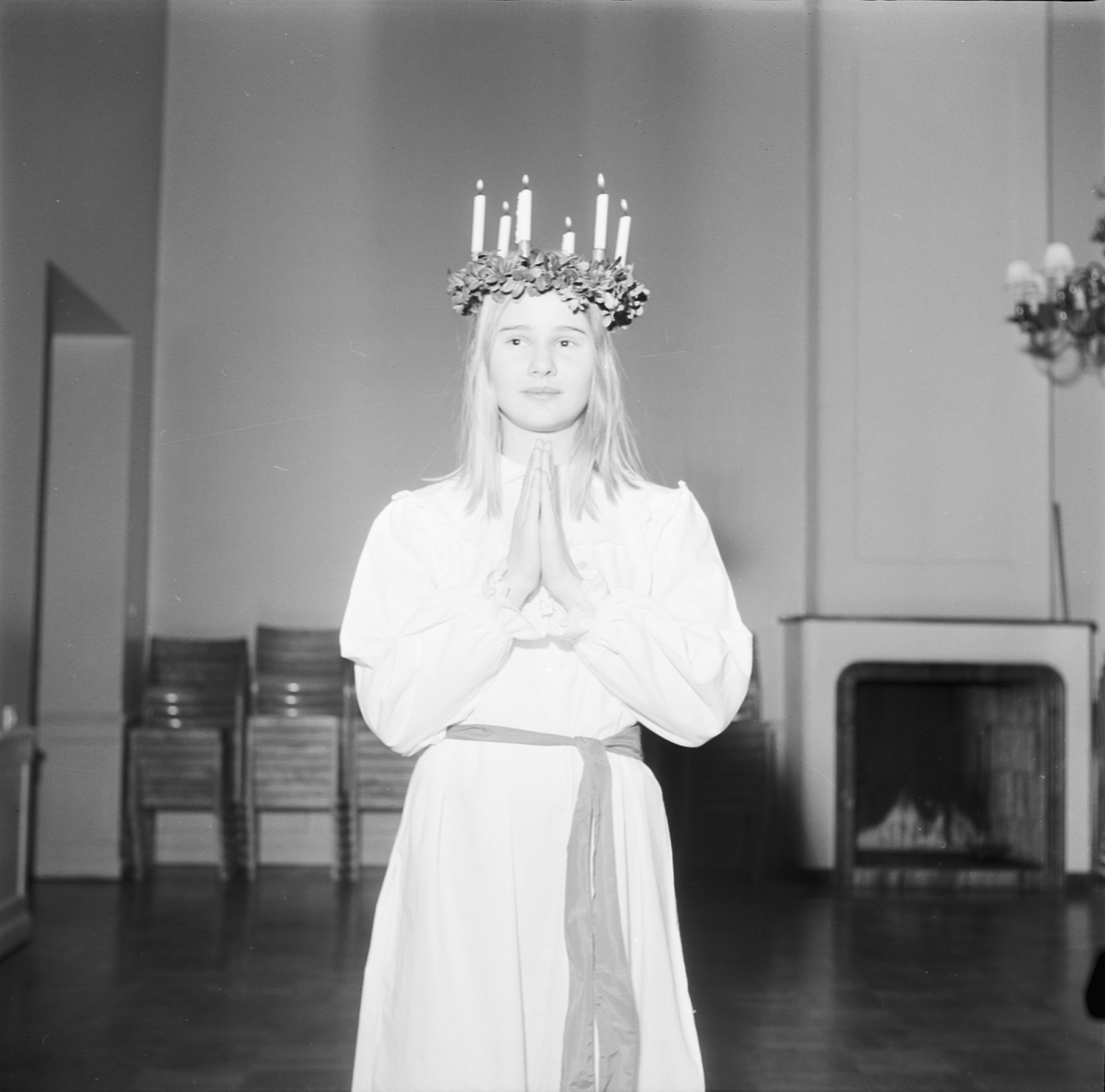 Lucia i Söderfors, Uppland 1968