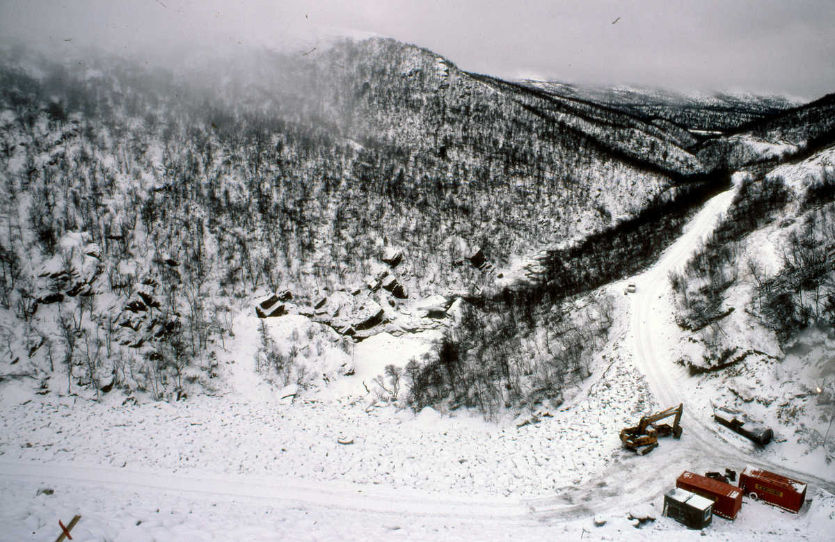 Dambygging Innerdalen.1981