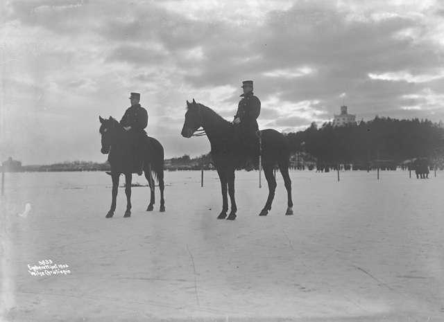 Prot: Vinter Travkjøring Heste i Løp 31/1
