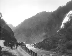 Prot: Odda - Veien til Laatefos 1909