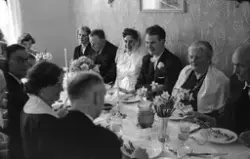 «Bryllupet til Lars 25.04.1959».bruden Oddny Marøy (fra Harø