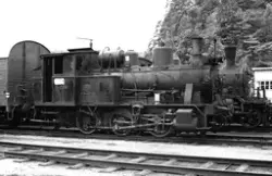 Damplokomotiv type 25a på Krossen ved Kristiansand