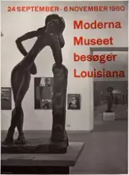 Moderne Museet besøger Louisiana [Utstillingsplakat]