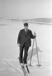 Fløtingsformann Carl Sand (1879-1952) fra Enebakk, fotografe