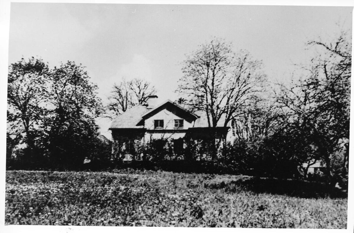 Herrängens gård från sjösidan 1928.