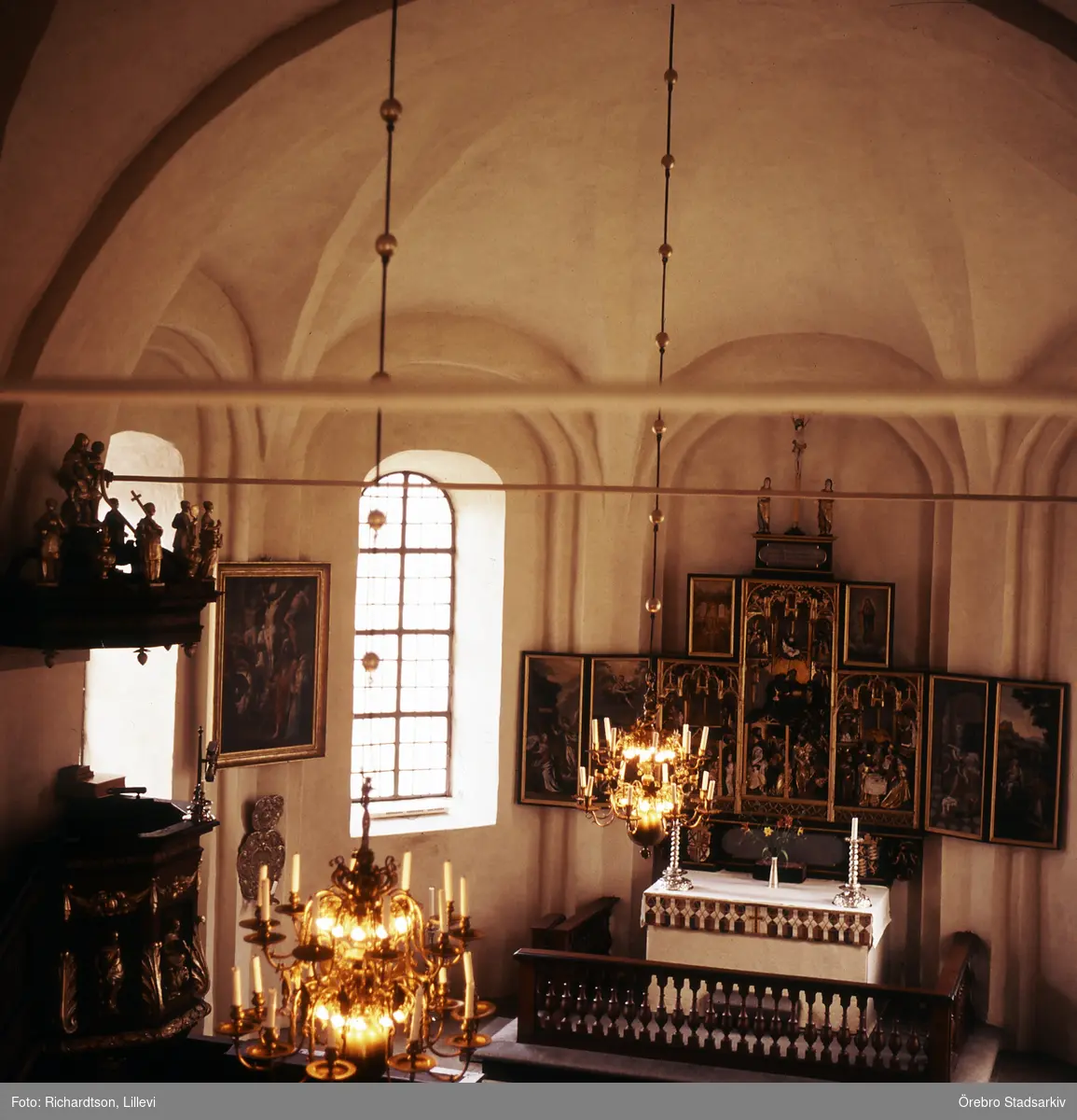 Interiör från Ödeby kyrka