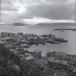 Utsikt over Hammerfest sentrum og havn