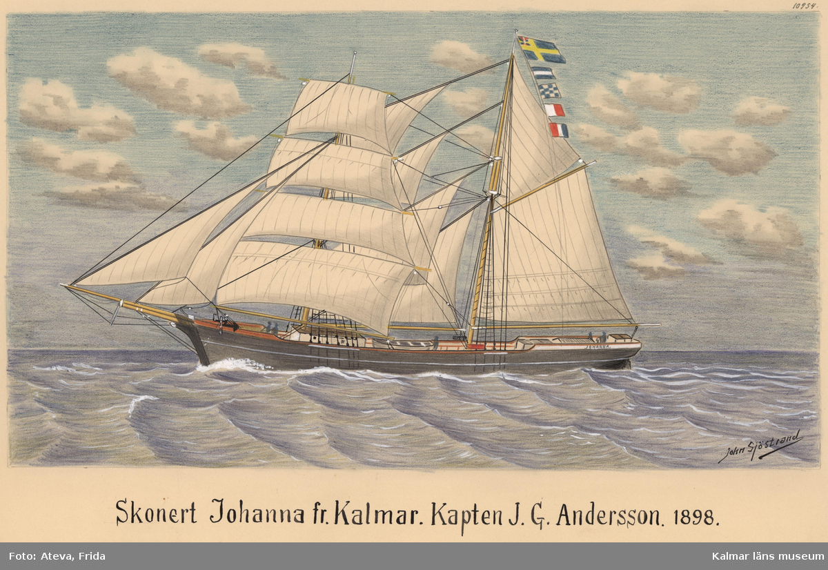 Skonaren Johanna av Kalmar.