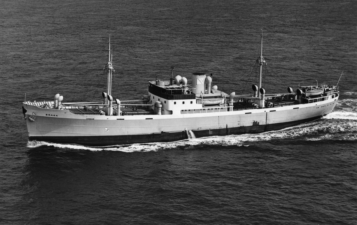 MS BRAGA, bygget i 1938