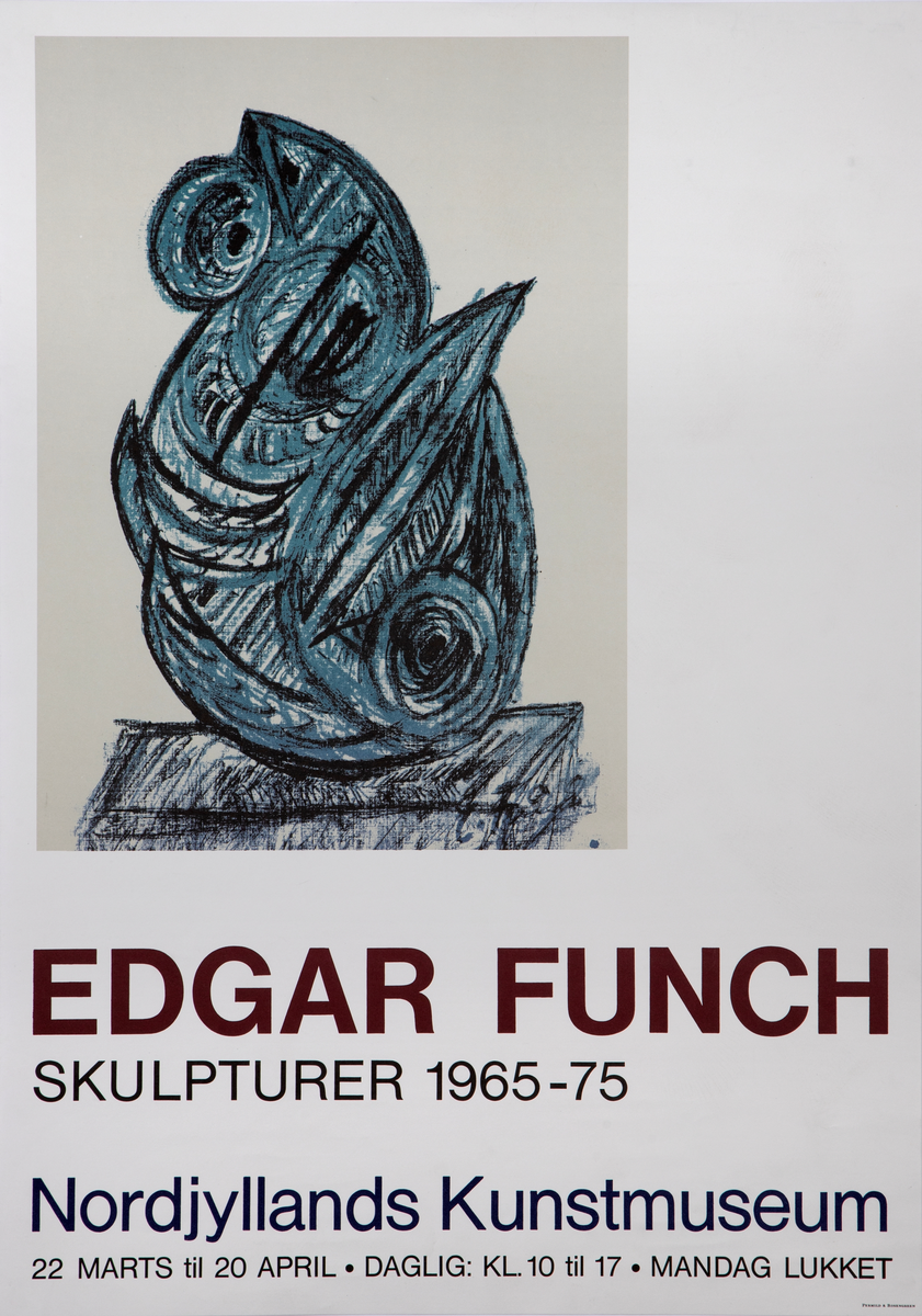 Edgar Funch [Utstillingsplakat]