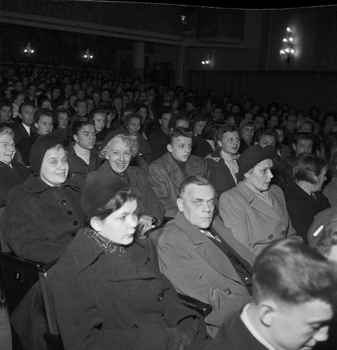 Publik, Skandia-Biografen, Uppsala 1953